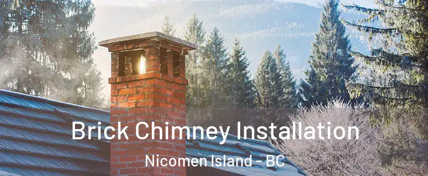  Brick Chimney Installation Nicomen Island - BC