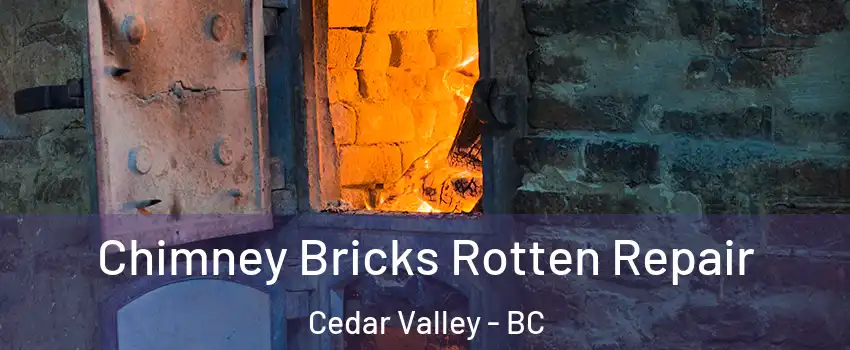  Chimney Bricks Rotten Repair Cedar Valley - BC