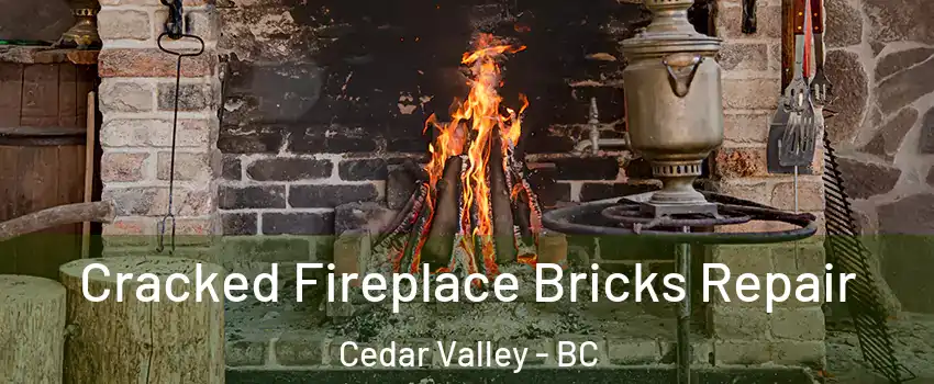  Cracked Fireplace Bricks Repair Cedar Valley - BC