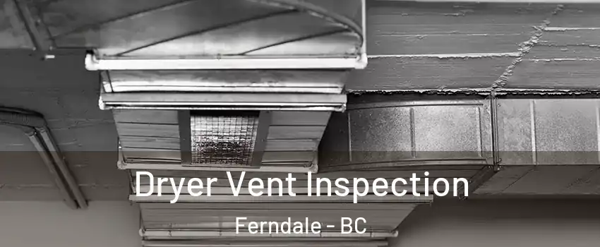  Dryer Vent Inspection Ferndale - BC