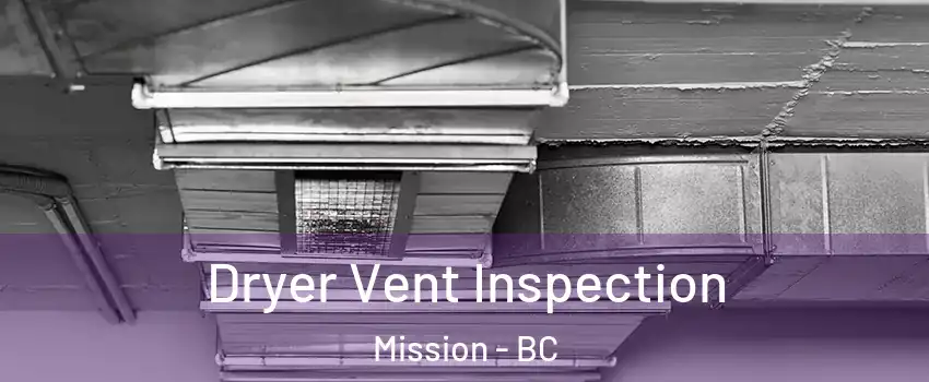  Dryer Vent Inspection Mission - BC