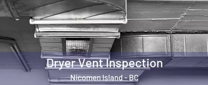  Dryer Vent Inspection Nicomen Island - BC