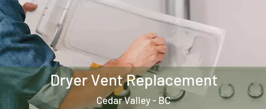  Dryer Vent Replacement Cedar Valley - BC
