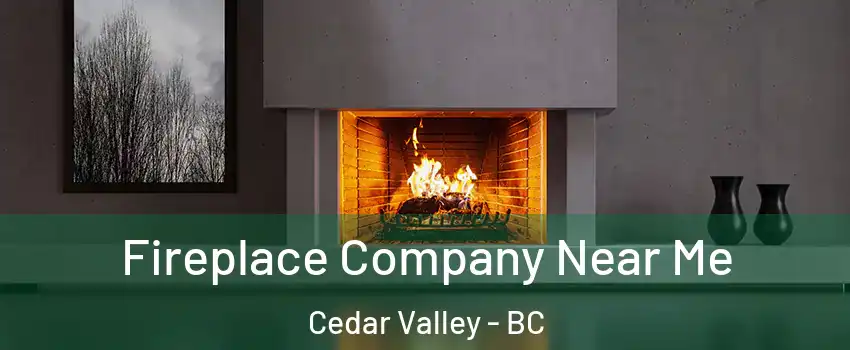 Fireplace Company Near Me Cedar Valley - BC
