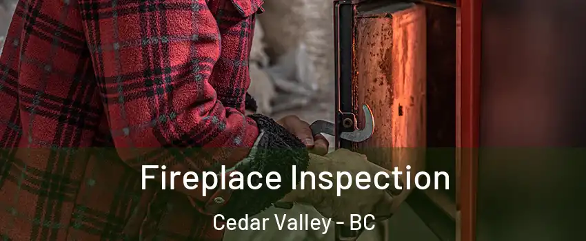  Fireplace Inspection Cedar Valley - BC