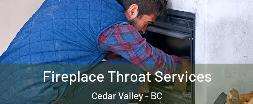  Fireplace Throat Services Cedar Valley - BC