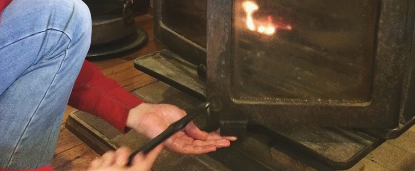 Gas Fireplace Inspection in Silverdale, British Columbia
