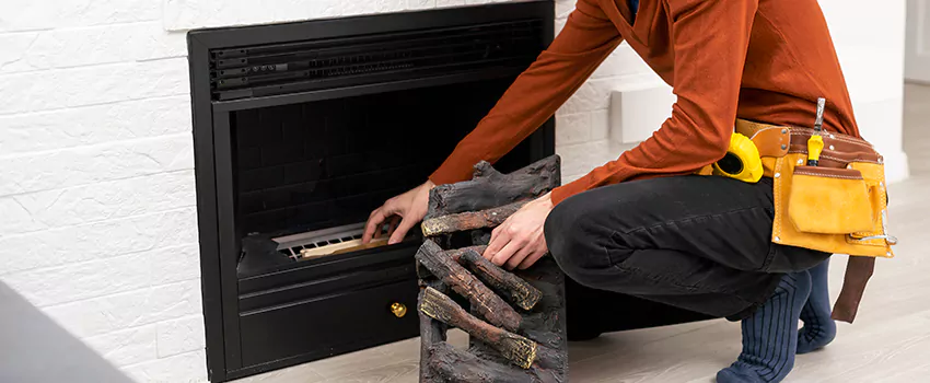 Metal Fireplace Installation in Silverdale, British Columbia