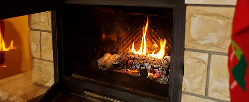Commercial Prefabricated Fireplace Replacement in Silverdale, British Columbia