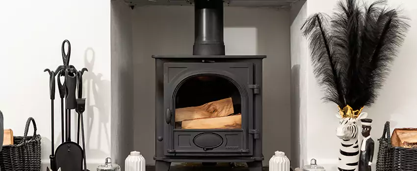 Thelin Hearth Products Providence Pellet Insert Fireplace Installation in Silverdale, BC