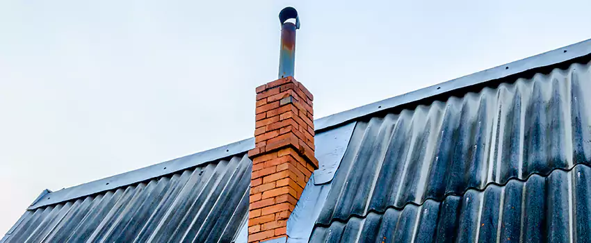 Aluminium Chimney Flashing Repair in Silverdale, BC