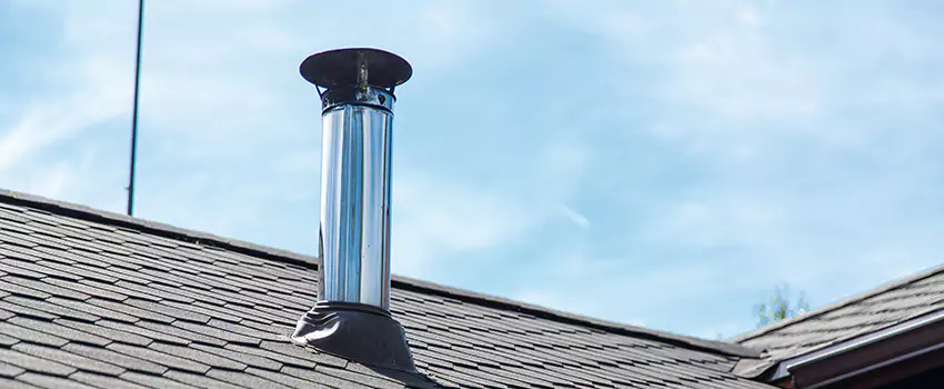 Outdoor Metal Chimney Installation in Silverdale, British Columbia