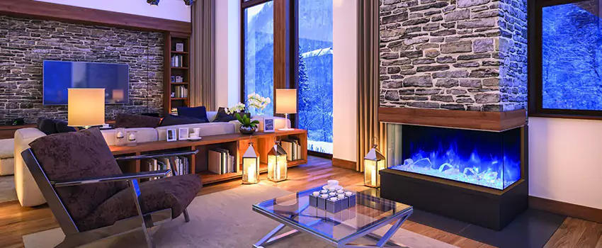 Dynamic Flame Color Fireplace Installation in Silverdale, BC