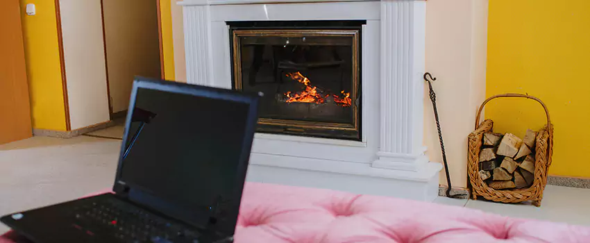 Valor Outdoor Gas Fireplace in Silverdale, British Columbia