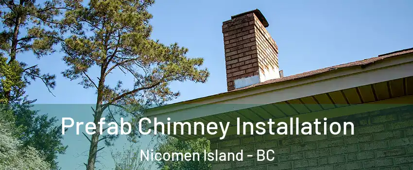  Prefab Chimney Installation Nicomen Island - BC