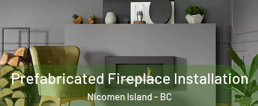  Prefabricated Fireplace Installation Nicomen Island - BC